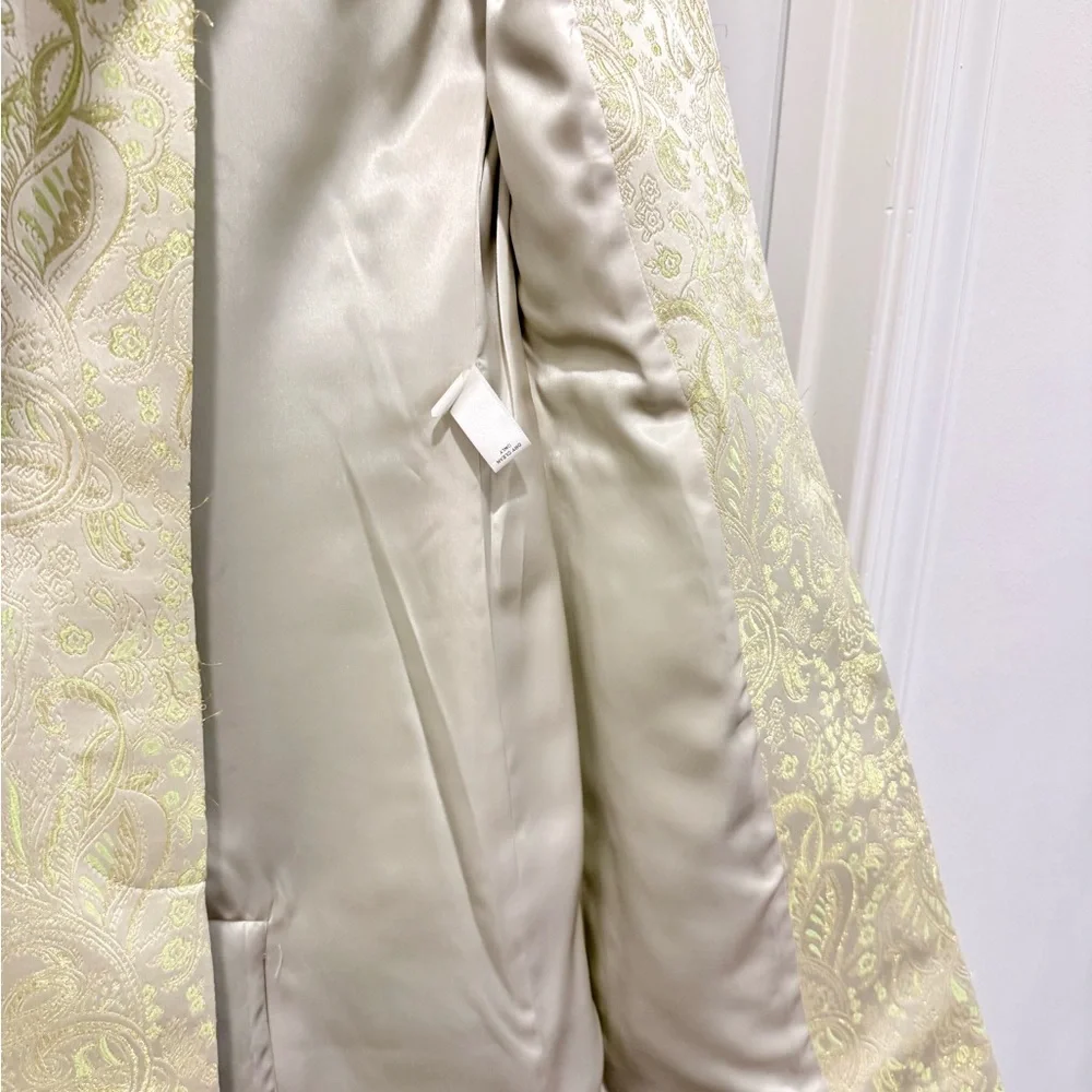 Banana Republic Vintage Ivory/Gold Topper Jacket Size XS - Picture 10 of 11